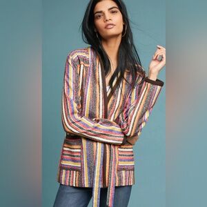 Anthropologie  Akemi+kin Mansoura Striped Jacket